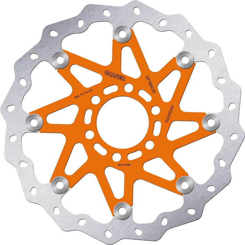 Disco de freno galfer wave df789 rotor df798 tipo cw flotante o. anillo