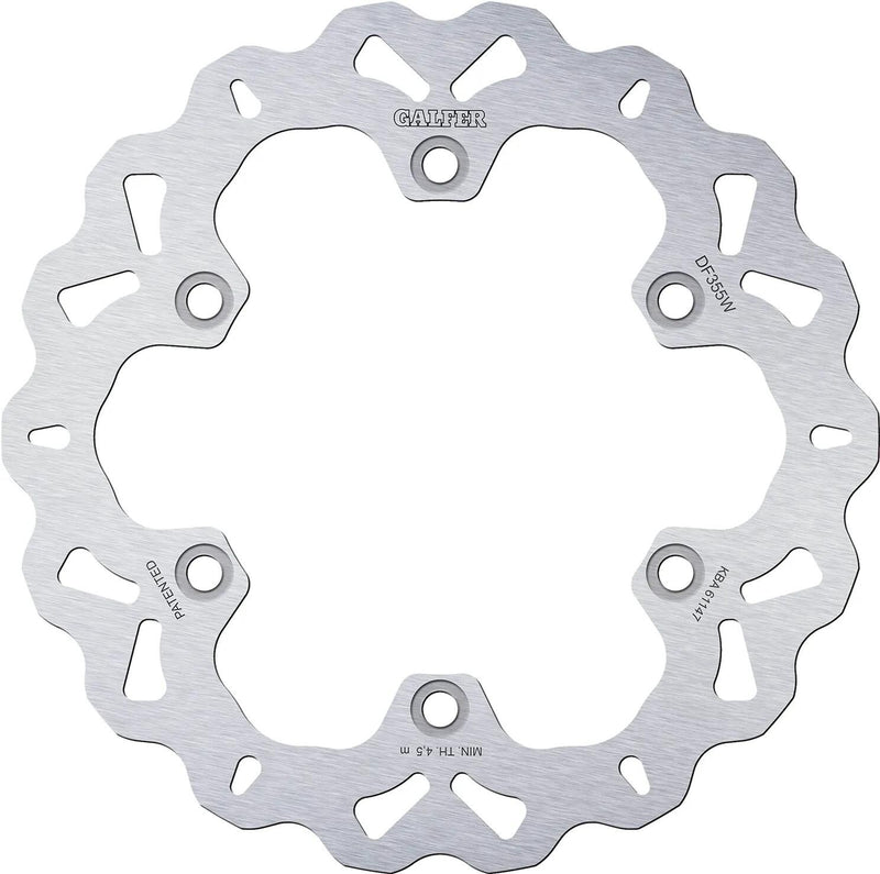 Disco de freno galfer wave df355 rotor df355 tipo w rígido