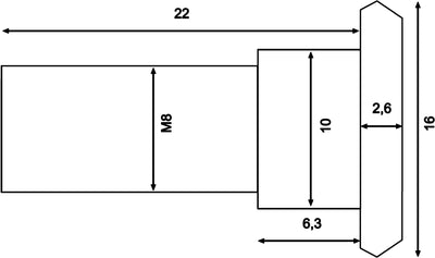 TRW Screw M8x1.25