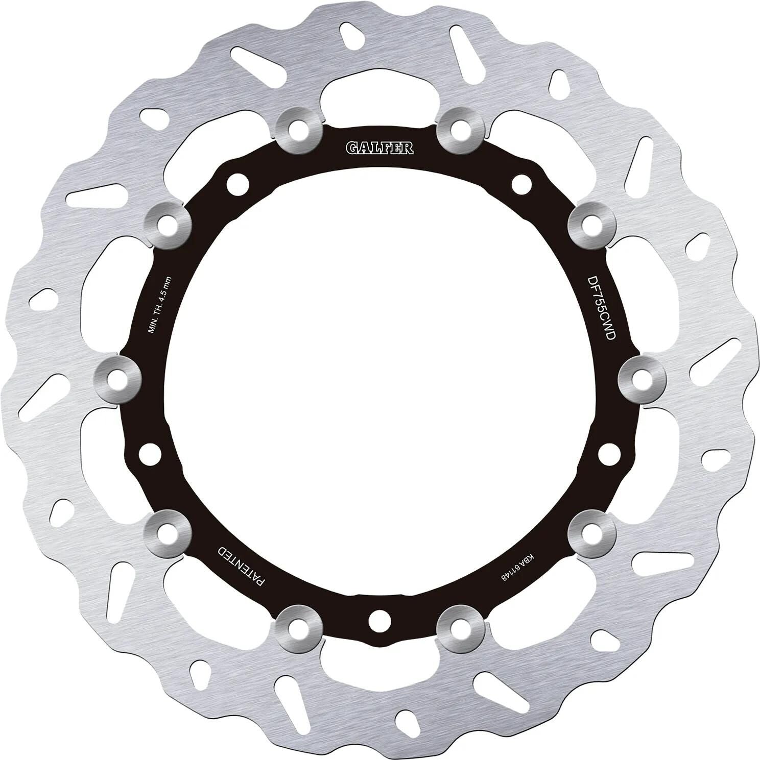 Galfer remschijf df 755 rotor brake rotors floating right