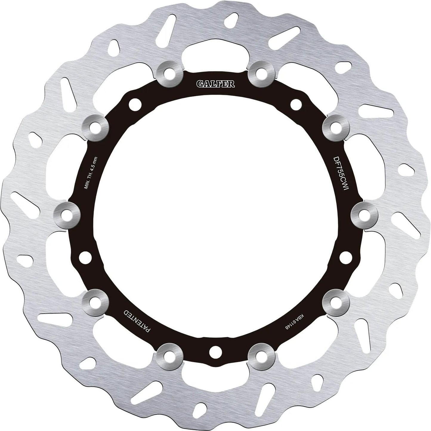 Galfer remschijf df 755 rotor brake rotors floating left