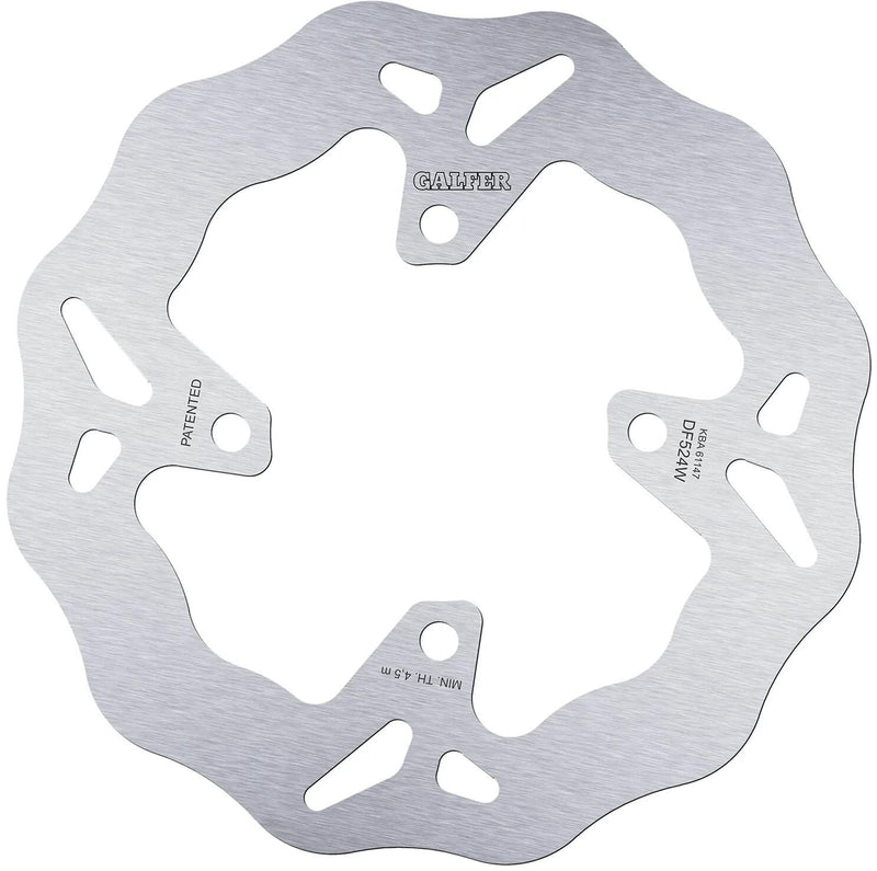 Disco de freno galfer golf df524 rotor df524 tipo w rígido