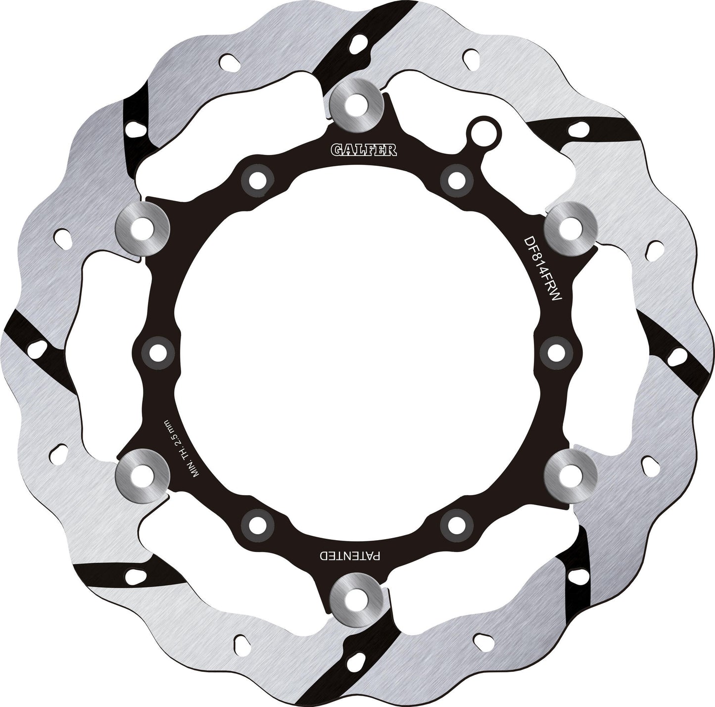 Galfer bremsscheibe df814 rotor df814 type w offroad float. gr.