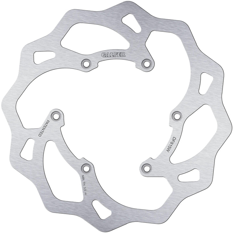 Disco de freno Galfer df815 rotor df815 tipo w offroad rígido