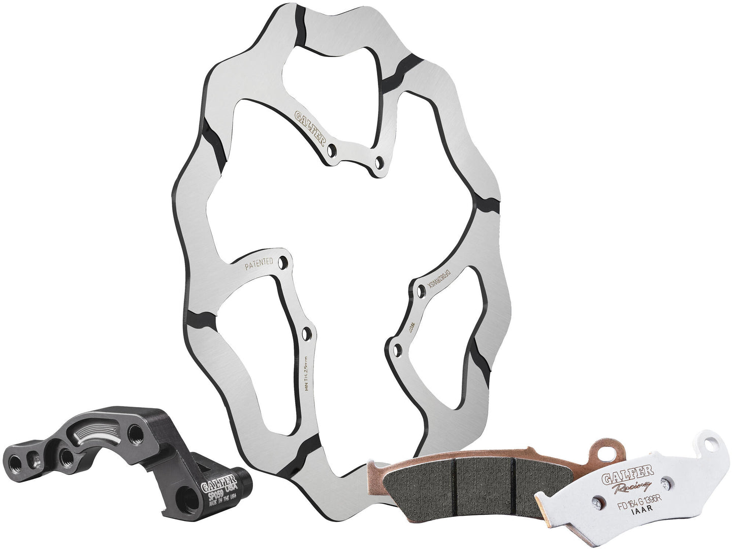Galfer oversize-kit kg082-2 oversizekit wave 270mm rigid grooved