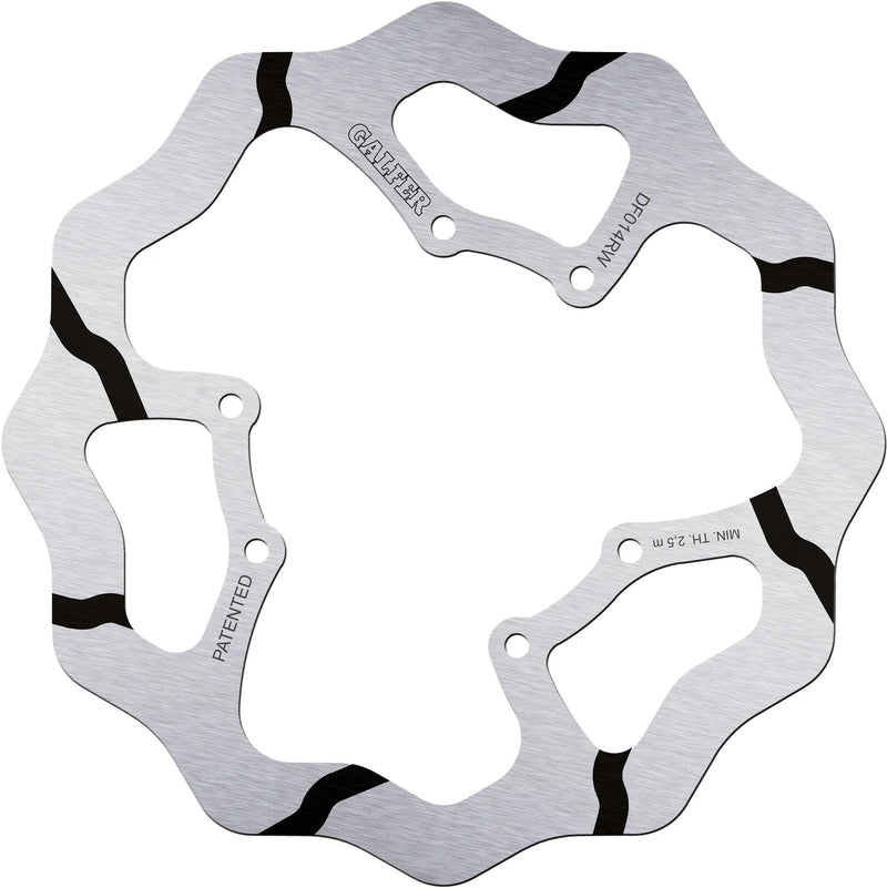Disco de freno galfer wave df014 rotor df014 rw offroad rígido gr.