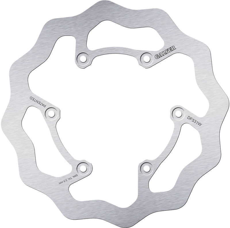Disco de freno Galfer golf df531 rotor ondulado df531 tipo w rígido todoterreno