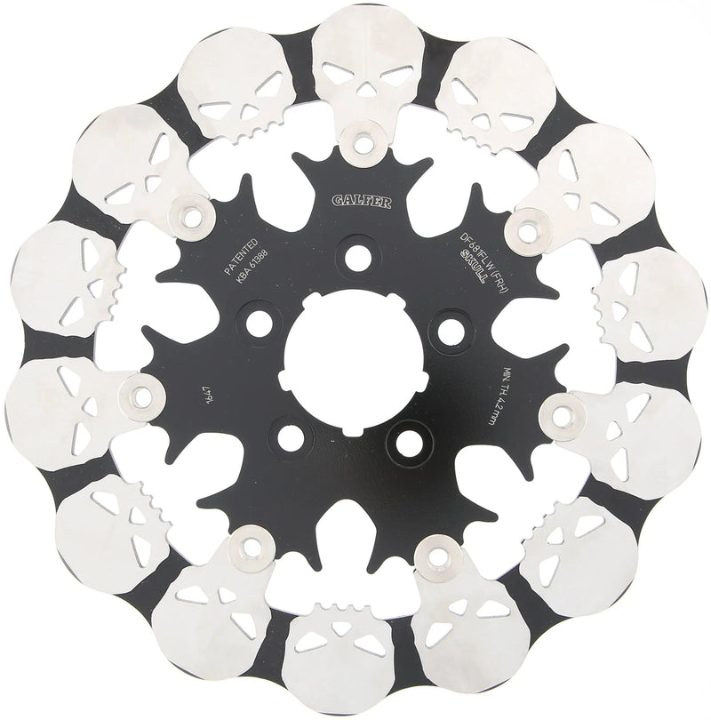 Disco de freno galfer df681 rotor df681 frh calavera flotante