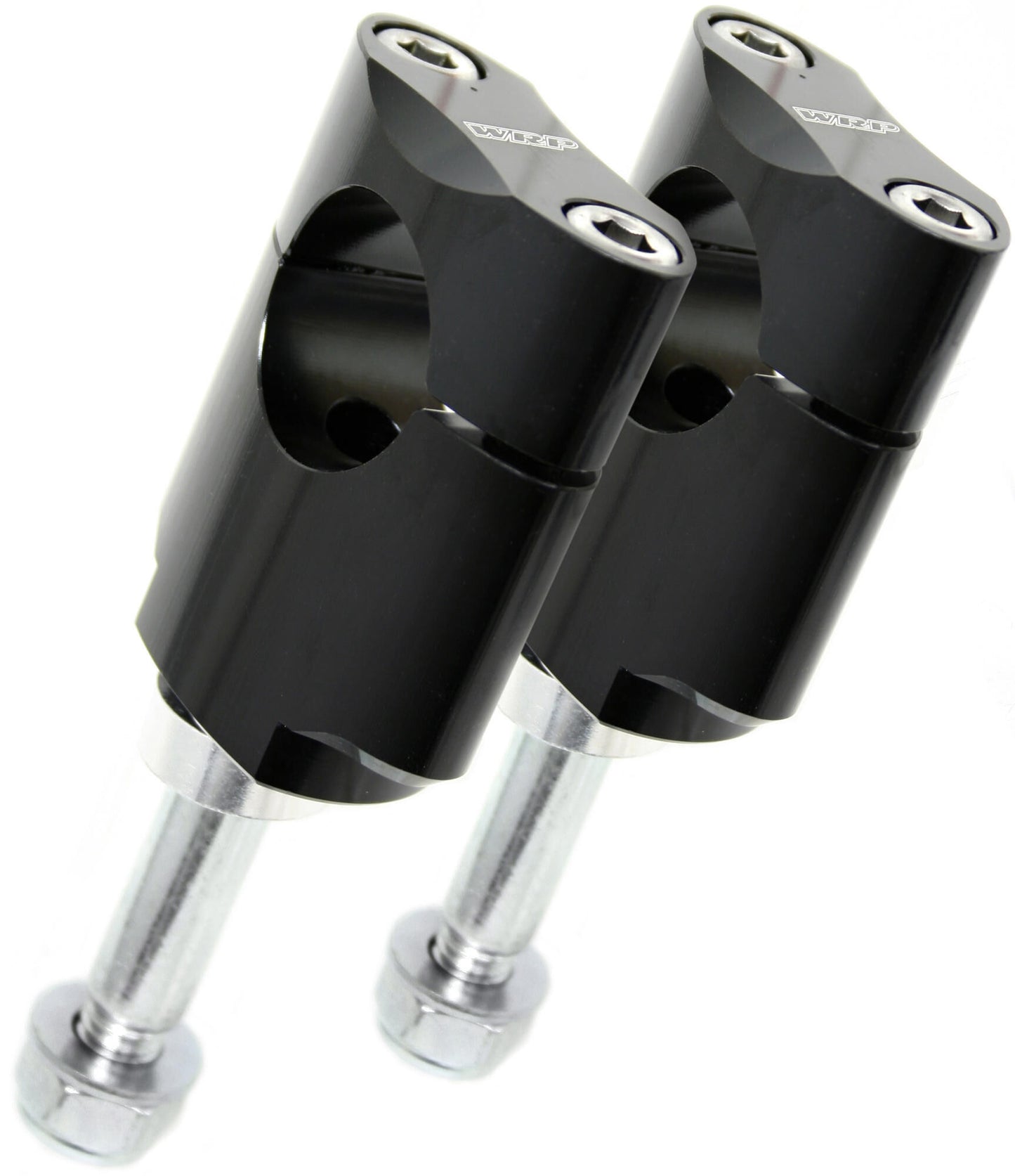 Wrp - Morsetto manubrio racing WRP Pro Clamps Set di bloccaggio Pro Clamps W Alluminio Nero Plus 10mm