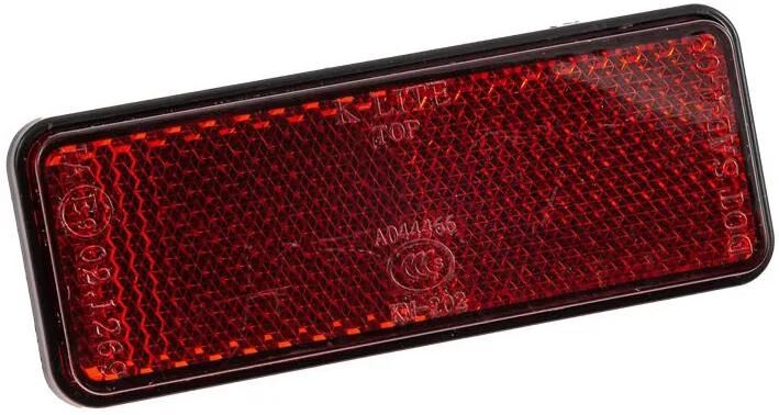 Reflector adhesivo zieger con hilo 85x30 rojo