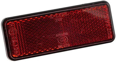Riflettore adesivo Zieger con filo 85x30 rosso
