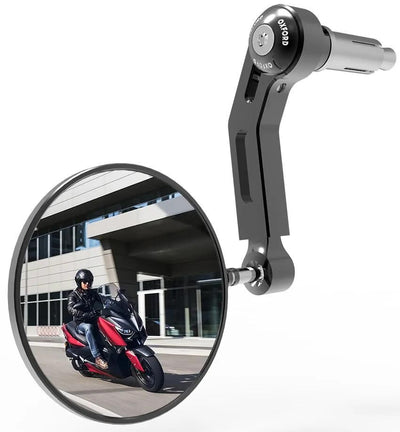 Oxford Handlebar Mirror Aluminum Black Right