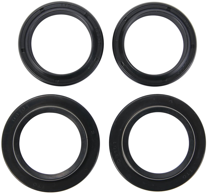 All balls racing voorvork keerring set fork seal set abr 56-127 incl. dust cap