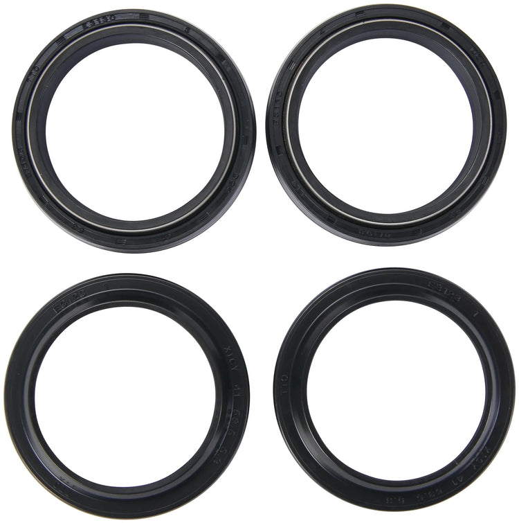 All balls racing voorvork keerring set fork seal set abr 56-130 incl. dust cap