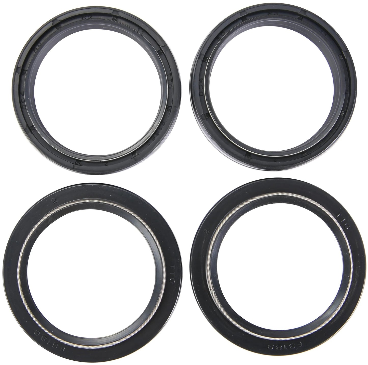 All balls racing voorvork keerring set fork seal set abr 56-145 incl. dust cap