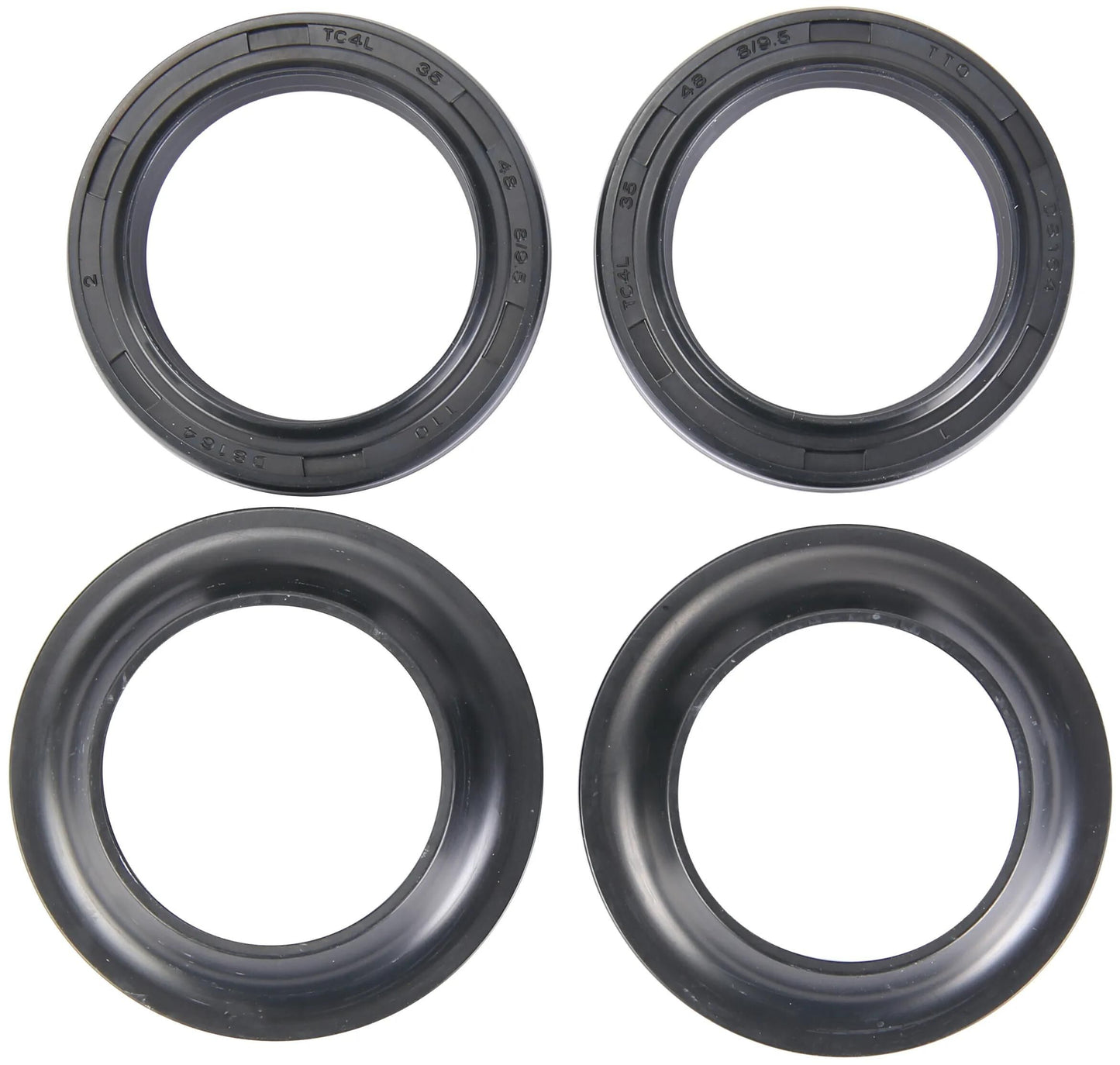 All balls racing voorvork keerring set fork seal set abr 56-178 incl. dust cap