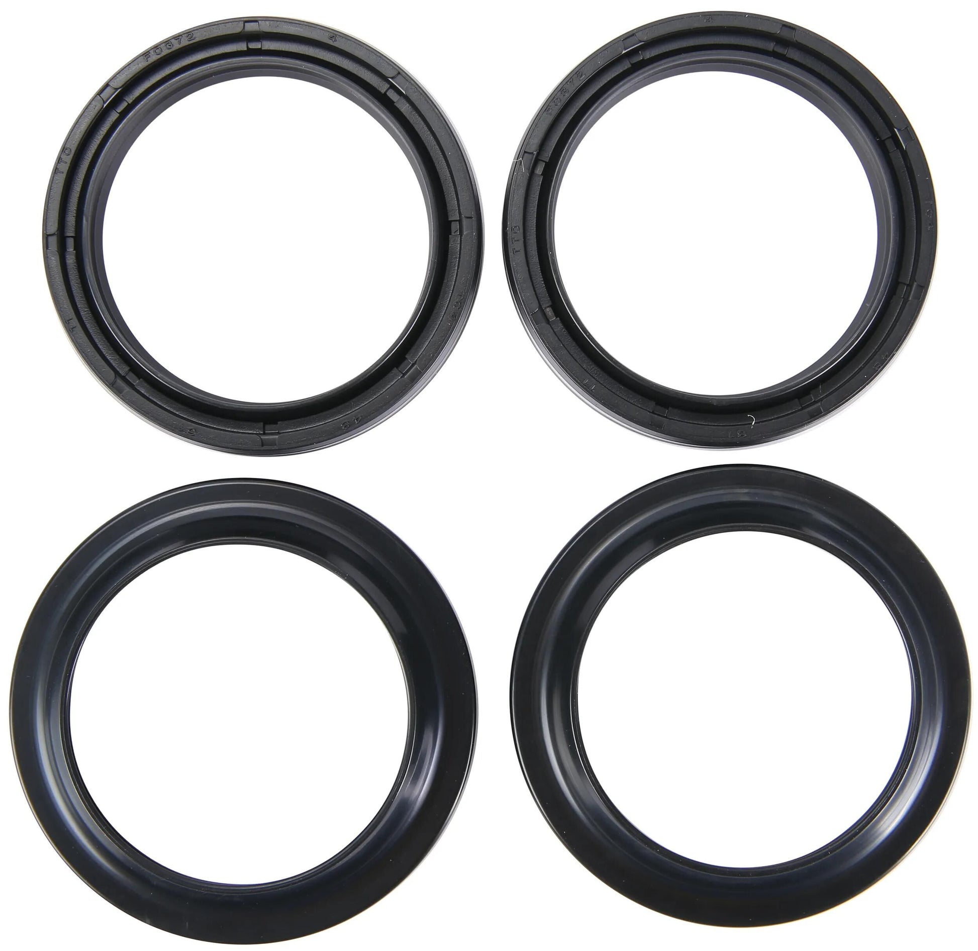 All balls racing voorvork keerring set fork seal set abr 56-158 incl. dust cap