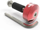 Tappi per manubrio di Oxford 1 manubrio rosso 22 mm