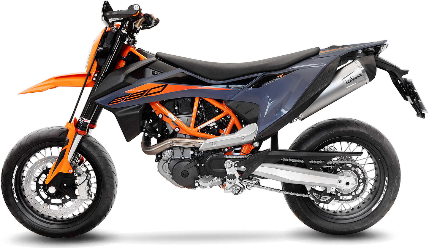 Silenziatore Leovince SBK LV One EVO II Schalld Leo Slipon LV One Inox