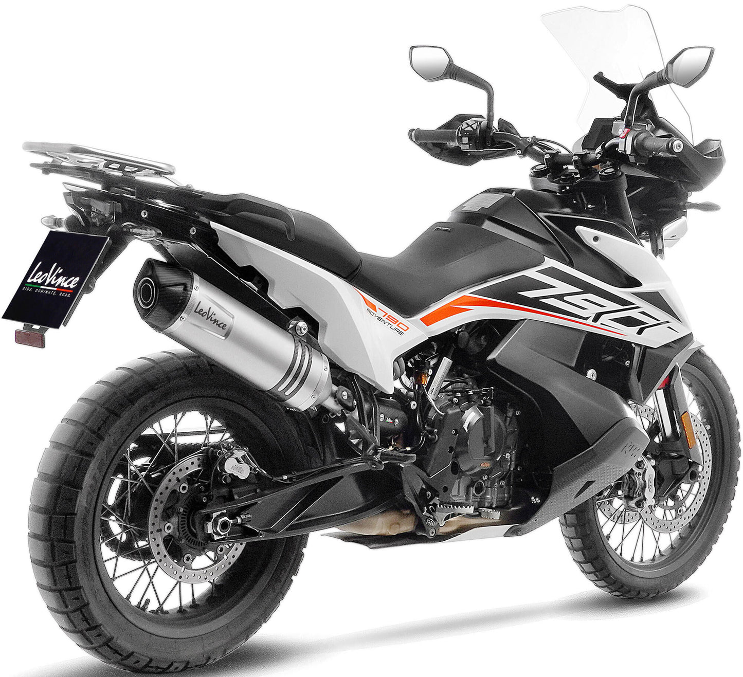 Leovince geluiddemper sbk lv one evo ii schalld leo slipon lv one inox