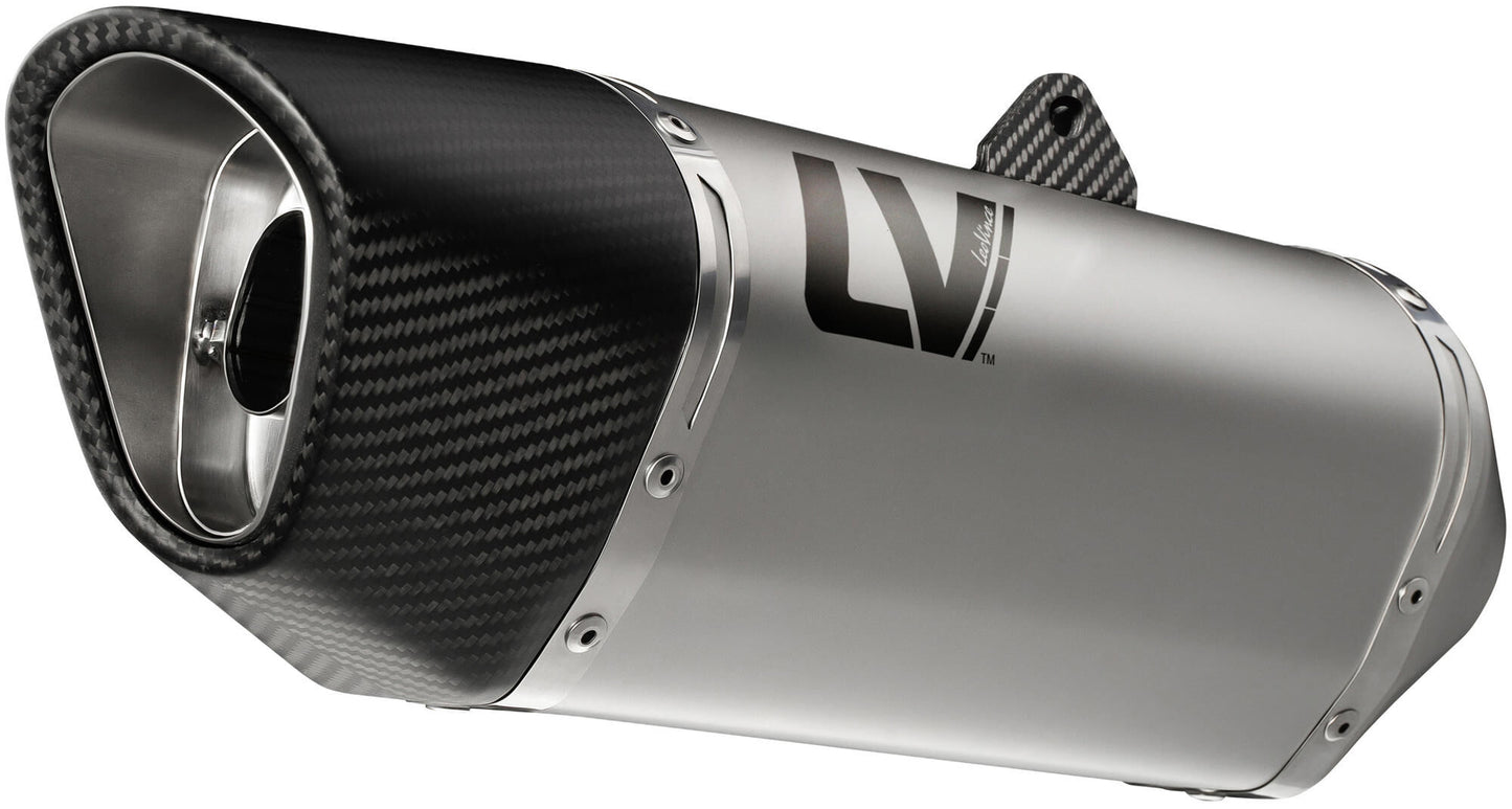 Silenziatore Leovince SBK LV-14 R Schalld Leo Slipon LV-14 R acciaio inox