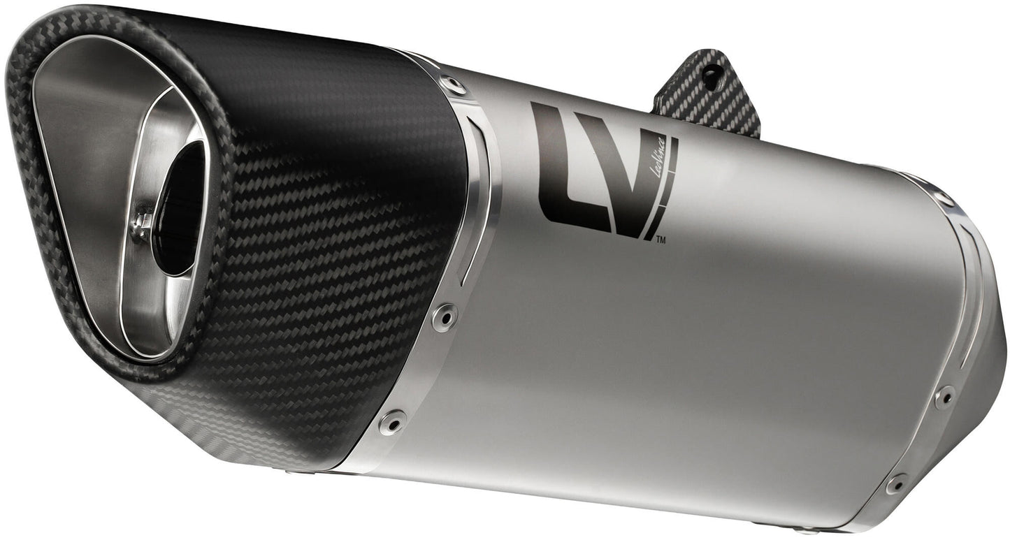 Silenziatore Leovince SBK LV-14 R Schalld Leo Slipon LV-14 R acciaio inox