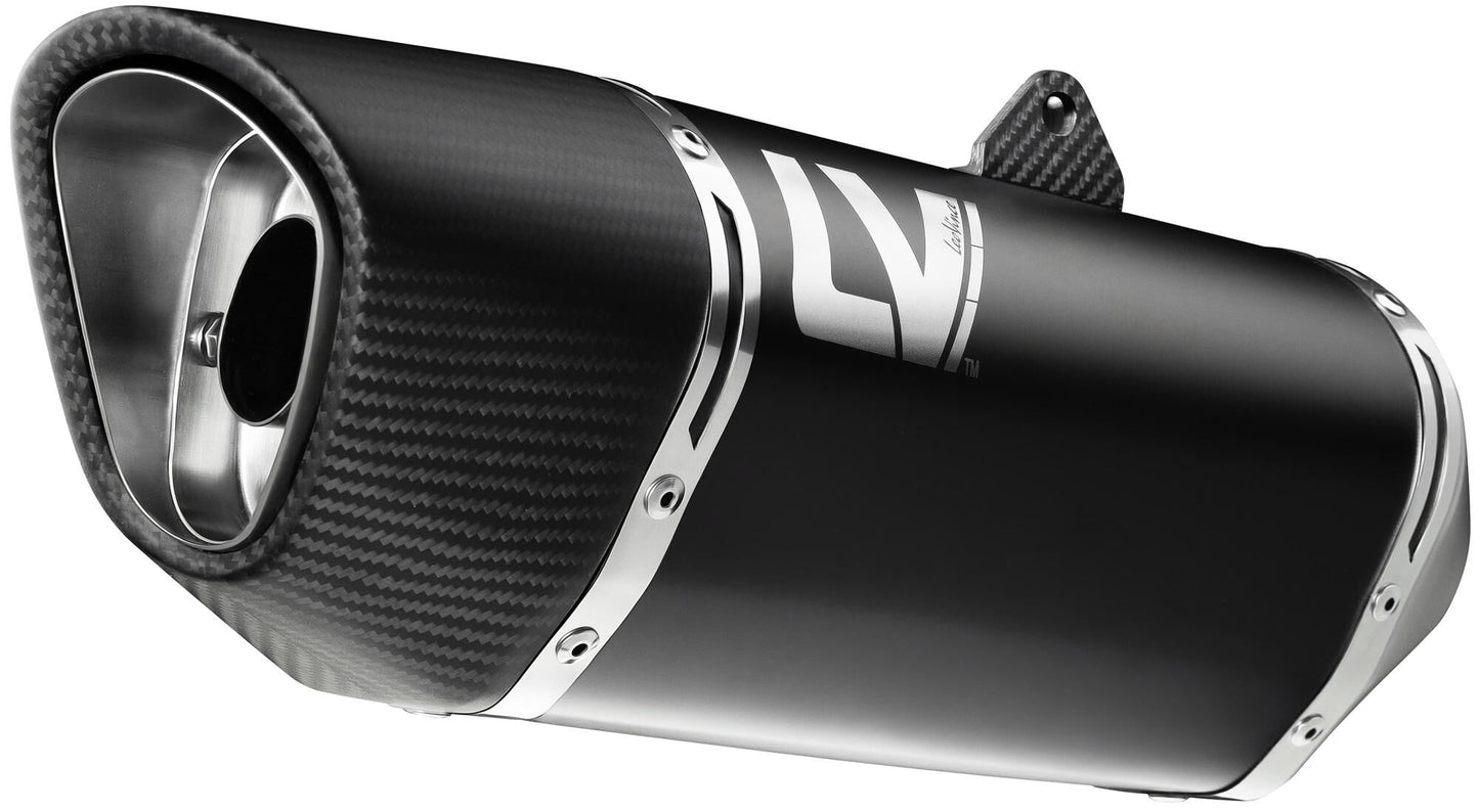 Leovince geluiddemper sbk lv-14 r black edition schalld leo slipon lv-14 r sw