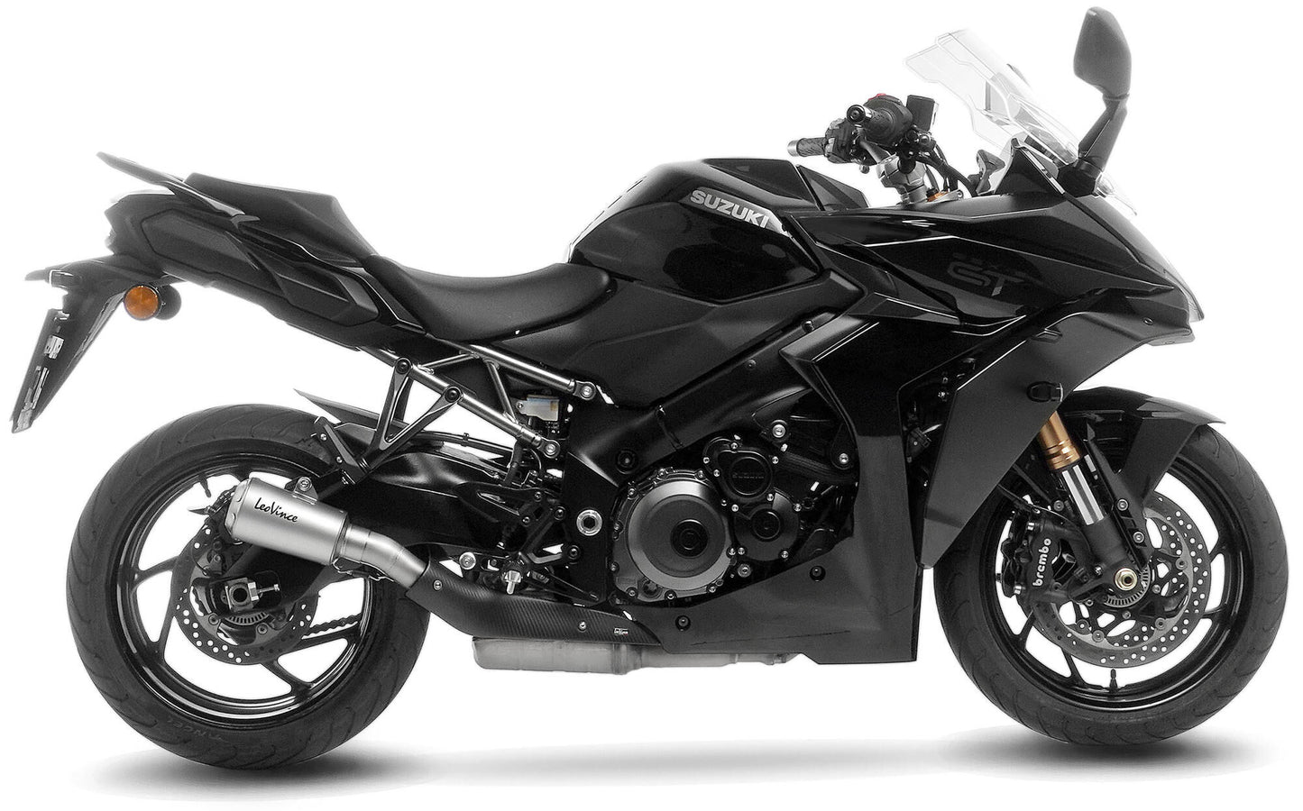 Silenziatore Leovince SBK LV-10 schalld Leo Slipon LV-10 acciaio inox