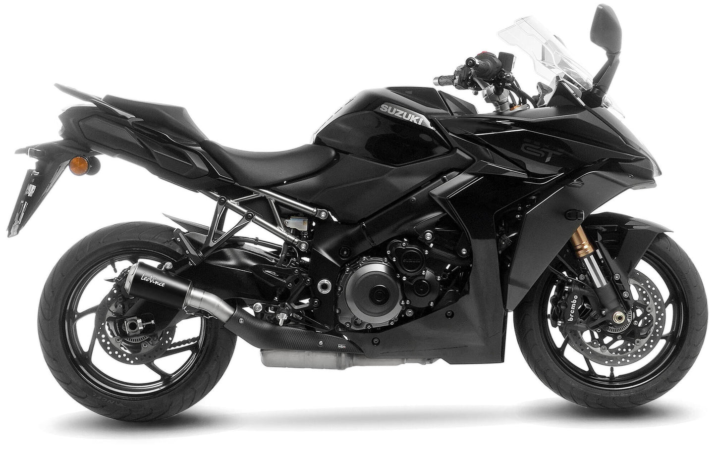 Silenziatore Leovince SBK LV-10 black edition Schalld Leo Slipon LV-10 SW-SI