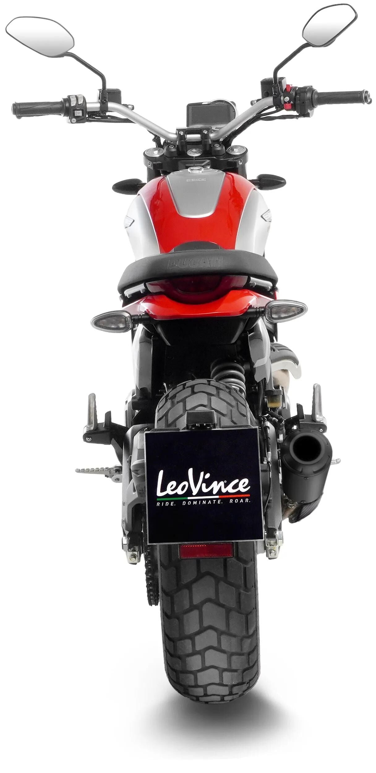 Silenciador Leovince SBK LV-10 negro completo Schalld Leo Slipon LV-10 SW
