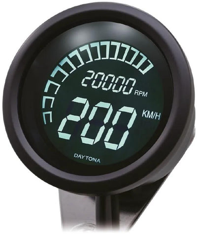 Daytona speedometer Velona 60 Dark Twin.