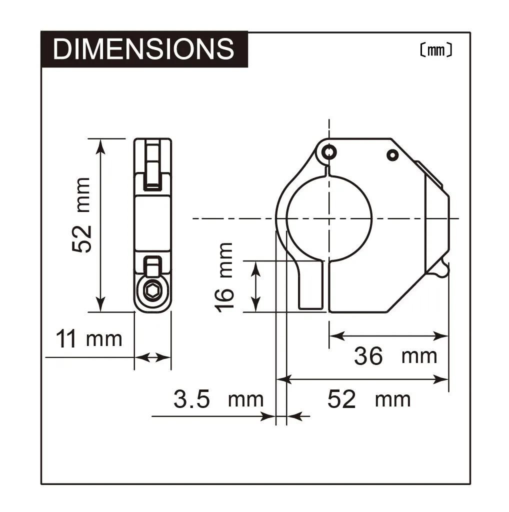 Daytona USB-Slim-Mount-Monte-C SW 18W