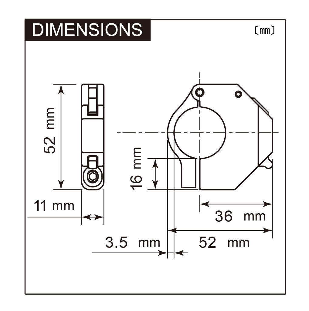 Daytona USB-Slim-Mount Tipo-C SW 18W