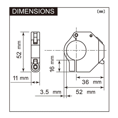 Daytona USB-Slim-Mount-Monte-C SW 18W