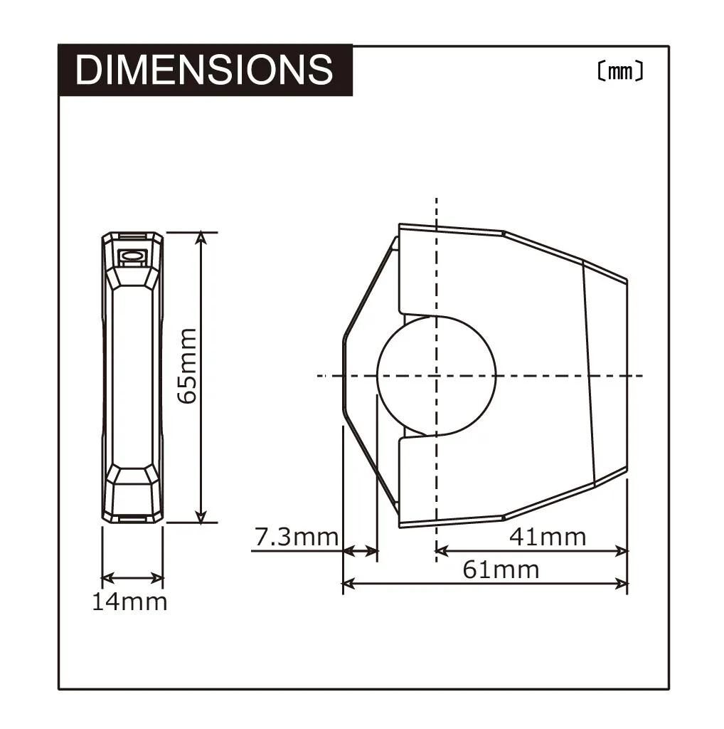 Daytona USB-Slim-Mount-A-A SW 12W