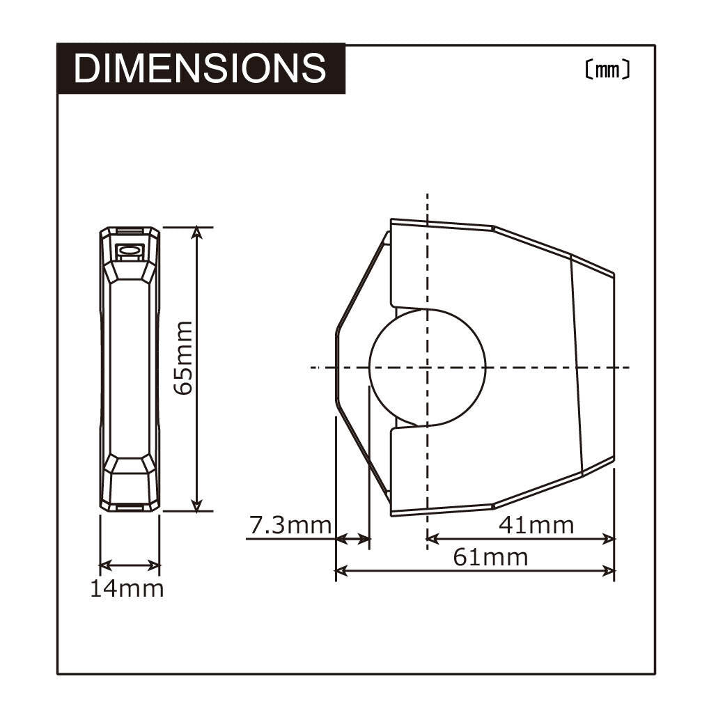 Daytona USB-Slim-Mount 2x Type-A SW 2x 12W