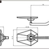 Daytona Mirrors Hexagon aluminio std sw e-mark