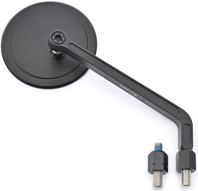 Daytona spiegel d-mirror-21 mirrors flat round alu re long sw e-mark