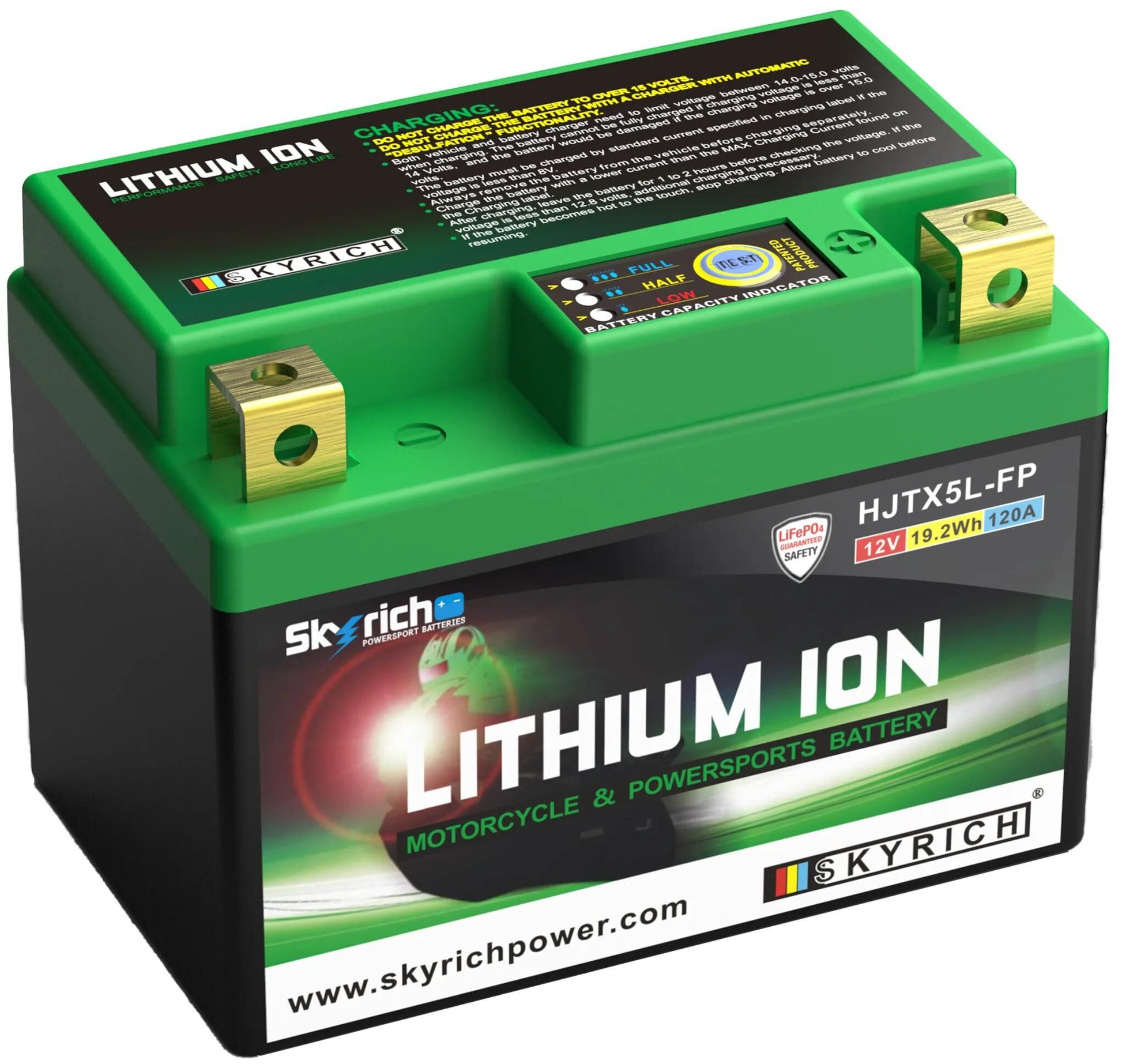 Batteria Skyrich lifepo4 hjtx5l-fp. batteria hjtx5l-fp-si al litio