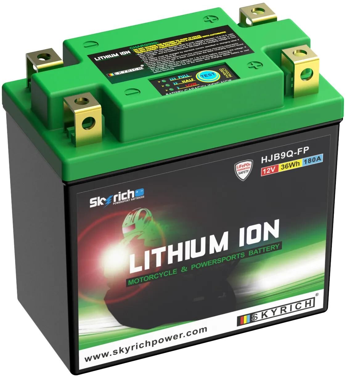 Skyrich lifepo4 batterij hjb9q-fp battery hjb9-fpq-swi lithium