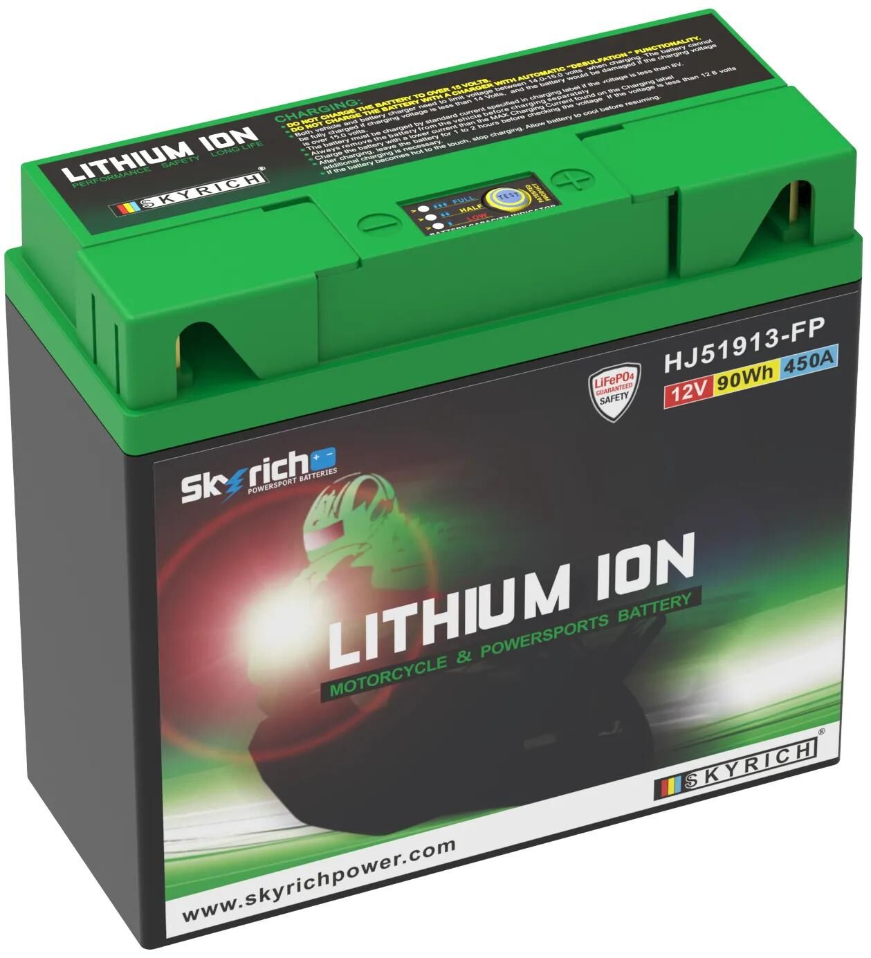 Batería skyrich lifepo4 hj51913-fp. batería hj51913-fp-i de litio