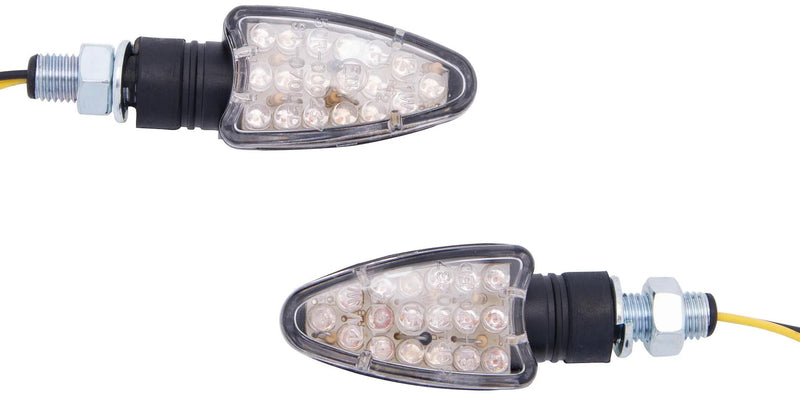 Flecha indicadora LED Spec-x Señal de giro LED ar negro, manga corta, par