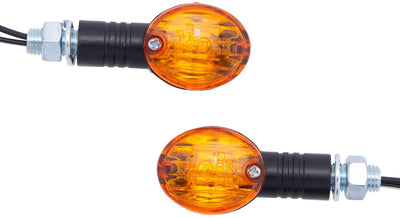 Spec-x turn signal mini-bullet turn signals minib glass orange, short sleeve