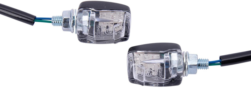 Spec-x LED lampeggiante e-short LED minbli. eshort nero, manica corta, paio