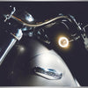 Kellermann KL Turn Signal Bullet 100 White, Chrome