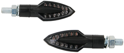 Indicatore LED Spec-x Indicatore di direzione Dardo LED nero