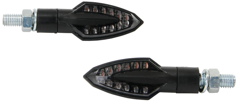 Indicador LED Spec-x Dardo intermitente LED negro