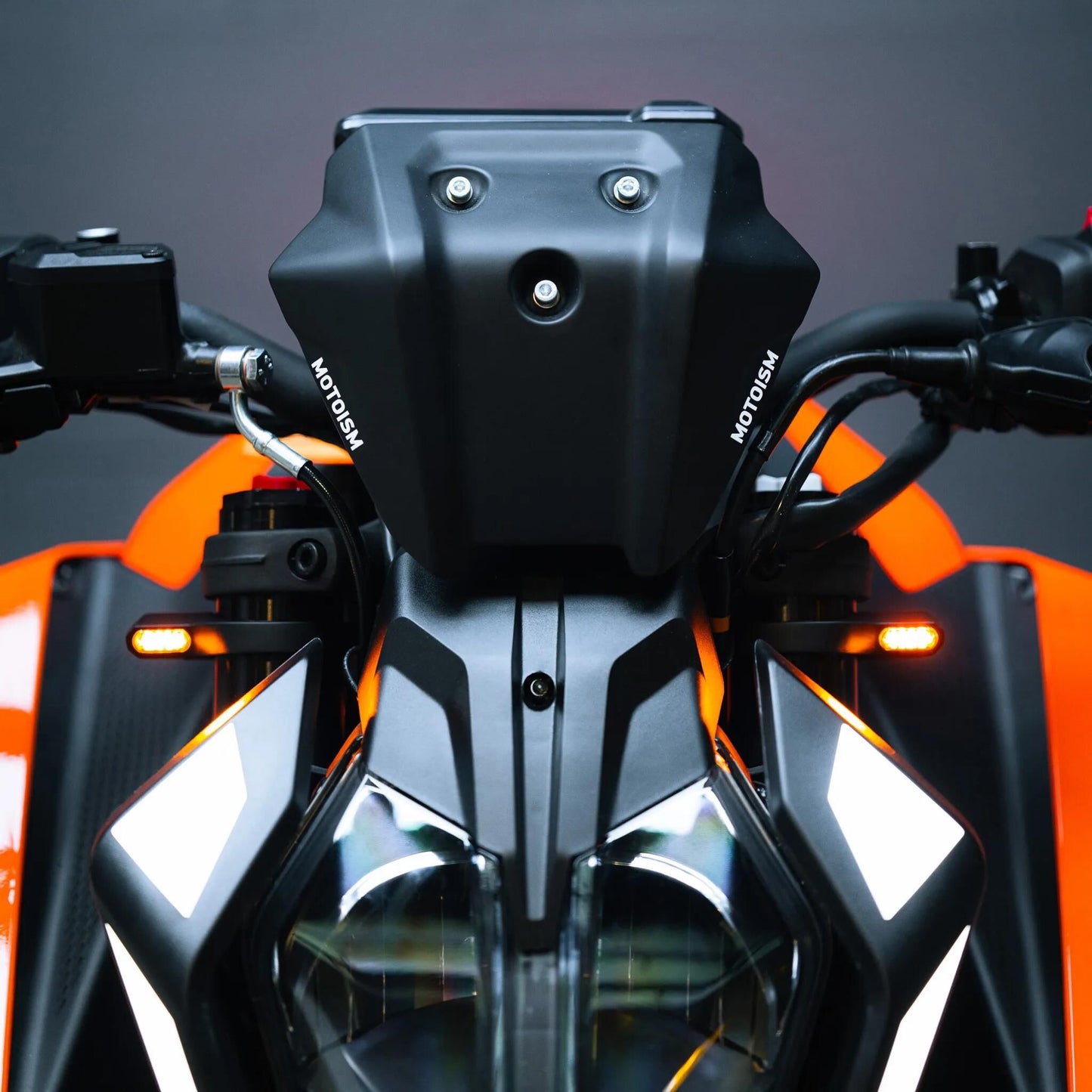 Motoism gabelschellen-led-blinker type four evo fork clamp turn signal mi type four evo 37 38 39mm