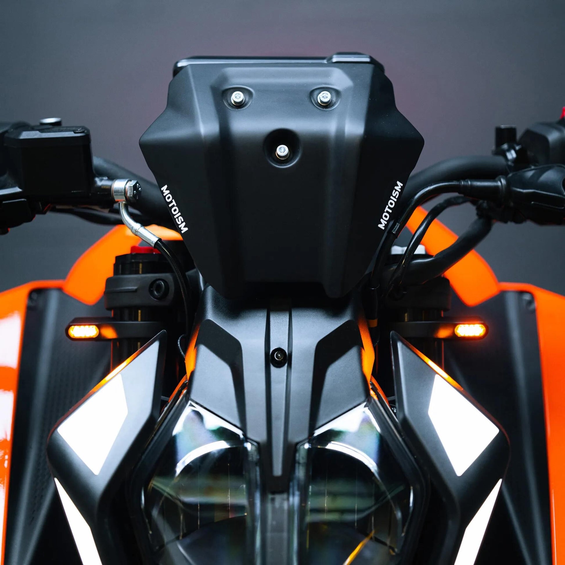 Motoism gabelschellen-led-blinker type four evo fork clamp turn signal mi type four evo 37 38 39mm