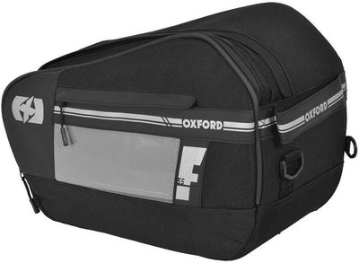 Bolsillos laterales de Oxford F1 Negro 2x27.5L 55L